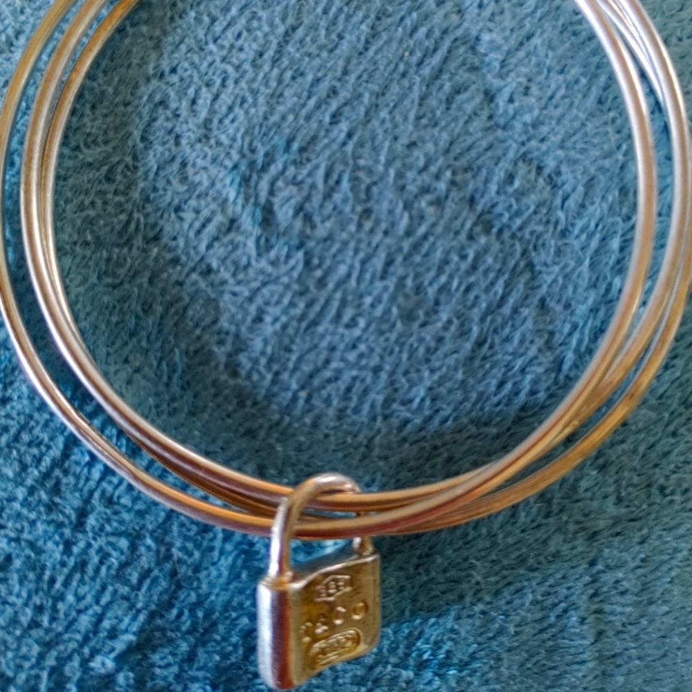 Tiffany & Co bangle bracelet with lock
